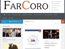 Tablet Screenshot of farcoro.it